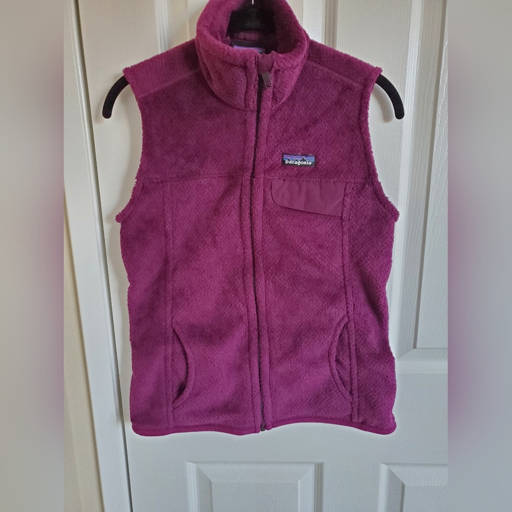 Patagonia Fleece Vest in Rich Purple Small
